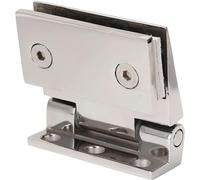 Shower Glass clamp, Toughened Frameless Glass Door Hinge Not Easy to Scratch Hands 8-12mm Available Size Hinges for