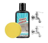Shower Glass Cleaner 120ml Polishing Stain Remover with Sponge