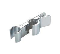 Shower Glider Metal Shower Head Holder Universal Fits 19-25mm Rods Clamp Chrome