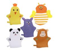 Shower Gloves 5 Pieces Reusable Ergonomic Non Slip Gentle Tool