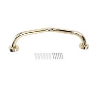 Shower Grab Bar Safety Handrail 17 Inch Non Slip Stainless Steel Bathroom Support Handle for Elderly Pregnant People Gold Color