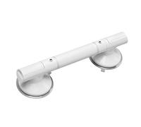 Shower Grab Bar Seniors - White Bathroom Rail, Elder Shower Handle | Suction Hand Support Tub Balance, Detachable Wall Aid Statchar Seniors, Safety Gripping Aid Seated Bathing Ge
