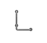 shower grab rail, Shower Safety Grab Bars Stainless Steel Bathroom Grab Bar with Plastic Plated Finish 90 Degree Toilet Hand Rail Bathtub Handle with Fluorescent Ring Load Capacity 300KG for Elderly D