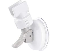 Shower Hand Held Holder Adjustable Suction Cup Shower Head Holder Universal Mounting Bracket Plastic ABS with Chrome Polished for Marble Glass Metal Ceramic