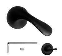 Shower Handle Replacement for Delta 1300/1400 Series Tub Faucet,Shower Faucet Handle,Single Metal Lever Handle Kit for Delta Shower Handle & Tub,Chrome (1, Black)