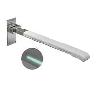 Shower Handles for Elderly, Flip Up Grab Bars for Bathtubs and Showers Toilet Grab Bar Fold Down Safety Rails l Mount Grab Bar Balance Assist Grip Bathroom Hand