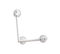 Shower Handles, Suction Cup Grab Bar 180 Degree Rotatable for Bathroom Multicolor Multiple Sizes(White,70x70cm)