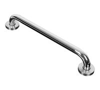Shower Handrail Stainless Steel Bathroom Bathtub Rail 300mm Non-Slip Wall Handle Towel Holder Silver Finish