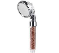 Shower Head 2pcs 3 Functions High Pressure SPA Water Saving Handheld Rainfall Bathroom Accessories Anion Filter for Bathroom(Shower Head B)