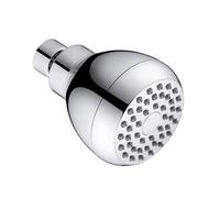 Shower Head, 3 Inch Fast Shampoo Removal, High Pressure Small Overhead Spray Booster Adjustable Water Saving Design Anti Leak Durable Build | Replacement Bath Accessory for Comfortable Cleaning