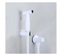 Shower Head, 304 Stainless Steel Douche Kit Shattaf Bidet Faucet Shower Solid Brass Angle Valve,A Set(A Set)
