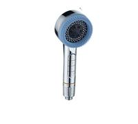 Shower Head 4 Modes Shower Head High Pressure Showerhead One-Key Stop Water Massage with Filter Element Rain for Bathroom(Blue)