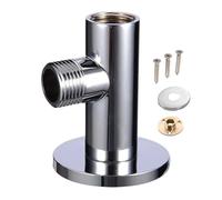 Shower Head Adapter - All-Copper 2cm to Concealed Mount Converter, System Base Bracket | Universal G1/2 Connector Bathroom Faucet Fitting Exposed Pipe Installation Hardware