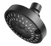 Shower Head Adjustable Shower Head High Pressure Water-Saving Top Spray Rotatable Nozzle Bathroom Accessories 4-Inch 5 Modes for Home and Gym