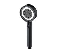 Shower Head Bathroom Shower Head Handheld High-Pressure Water Saver Showerhead Portable Black Rainfall Massage Nozzl(Black Shower Head)