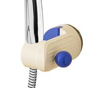 Shower Head Bracket, Adjustable Waterproof Mount, Multi-Functional Shower Holder, Flexible Wall Placement, Tool-Free Installation For Bathroom Nozzle, Marble, Glass, Sprayer Use, 2.36x1.89x4.33 Inches