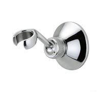 Shower Head Bracket, Solid Copper Adjustable Mount with Spherical Joint for Standard Round and Square Showers(silver)