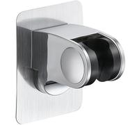 Shower Head Bracket Strong bonding Adjustable Handheld Shower Wand Bracket No Drilling Required Wall Mount Bracket Suitable for Caravan Children's Bathroom Shower (Silver)