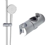 Shower Head Brackets - 18-25 mm Adjustable Shower Holder for Hand Shower, Hand Shower Holder, 360 Degree Rotating Spray Holder, Button Seat Nozzle, Middle Socket, Sliding Sleeve