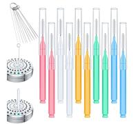 Shower Head Cleaning Tool - Pack of 10 Shower Head Columns Brush Set Miniature Brushes - Cleaning Tools for Household Bathroom Drills Landlord Tap Aerator