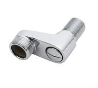 Shower Head Elbow Fitting, Thickened Faucet Reducer Bend 4 Point Angle Connector for Tap Plumbing, Curved Joint Adapter Bathroom(A)