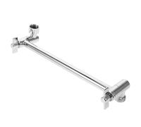 Shower Head Extender with Adjustable Angle Arm Stainless Steel | G1/2 Threaded Fitting, Polished Silver Finish, Sturdy Bracket Design, for Bathroom Rain Shower Setups