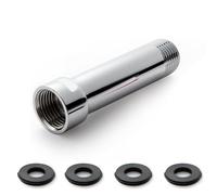 Shower Head Extension 1pcs Rod Adjustable Shower Arm Extension for Hose Extension Arm, Includes 4 Washers for Secure Installation