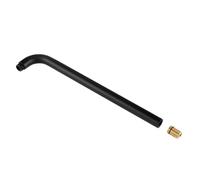 Shower Head Extension Arm Matte Black Shower Arm 30CM-40CM Wall Mounted Solid Brass Sky Bracket Use to Universal Shower Head for Shower(Matt black-300mm)