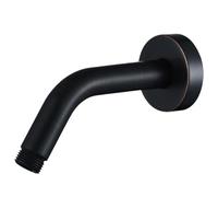 Shower Head Extension Arm Stainless Steel Shower Arm Silver Chrome Plated Wall Mounted Shower Head Extension Pipe Bathroom Accessories Faucet Replacement(Oil Rubbed Bronze)
