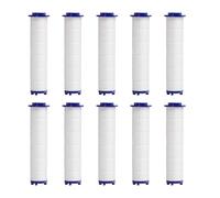 Shower Head Filter Replacement - 10pcs PP Cotton Cartridge, Part of Water Softener, High Efficiency Air Purifier, Declorinating Refill | Effective