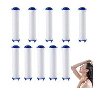 Shower Head Filter Replacement - High Output Water Softener, Universal Filtration Cartridge | Reduces Dry Itchy Skin, Dandruff, Heavy Metals, Hard Water, Chrome, Matte Black.