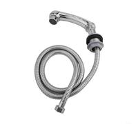 Shower Head for Barber Shop Sinks, Shampoo Bowl Sprayer with Hose, First-Rate Alloy+ABS Build, 3cm Nozzle, Silver