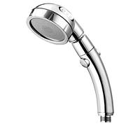 Shower Head Handheld 360 Rotate High Pressure Chrome 3 Spray Setting with ON/Off Pause Switch Water Saving Detachable Showerhead