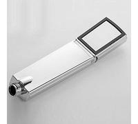 Shower Head Handheld Oxygenics Water Saving Shower Head Boost Pressurize Square Hand Shower Bathroom Plastic Chrome Plated Handshower