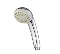 Shower Head High Pressure 1-Spray Handheld Shower Head Small Round Air-Turbo Hand Shower 2.6 Chrome