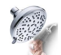 Shower Head, High Pressure Showerhead with 10 Spray Mode Settings,360° Adjustable Metal Swivel Joint Nozzles for Strong Water Flow - Easy Install Rain Showerhead for Relaxing Spa Experience