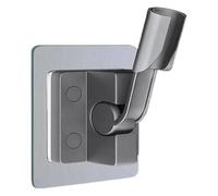 Shower Head Holder,2Pcs Adjustable Suction Cup Holder Bathroom Handheld Head Nozzle Fixed Base(Gun Gray)