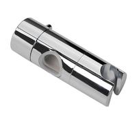 Shower Head Holder, Adjustable 19/20 /22/24 /25mm Chrome Riser Bathroom Rail Bracket Slider Shower Head Mounting Holder(19mm)