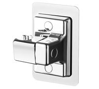 Shower Head Holder, Adjustable Angle Shower Holder, Strong Paste Hand Shower Bracket No Drilling, Universal Wall Mount Bracket, ABS Plastic