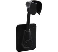Shower Head Holder, Adjustable Bathroom Shower Bracket for Bath Black Rail Holder Head Strongly Stick to The Wall(Black)