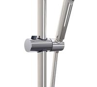 Shower Head Holder, Adjustable Shower Holder Bracket for Sliding Bar, 360° Degree Rotation Sprayer Holders, Hand Showers Holders Replacement for 24/25mm Slide Bar, Bathroom Fixtures