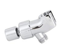 Shower Head Holder American Style Bathroom Shower Diverter Handheld Shower Head Adjustable Bracket Adapter Accessory Suitable for All Standard Bathroom Shower Hose Sets