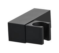 Shower Head Holder, Brass 360° Adjustable Handheld Showerhead Bracket, Wall Mount Brass Shower Spray Holder ,Black