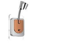 Shower Head Holder Drill-Free Shower Bracket with 360° Rotation, Adjustable Angle & Waterproof Design for 4-Inch Universal(Gold)