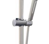 Shower Head Holder for Slide Bar - Adjustable Hand Shower Holder Bar | Shower Rail Bracket | Adjustable Holder Slider Clamp Bathroom Replacement | 360 Degree Rotating Spray Holder
