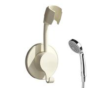 Shower Head Holder, Shower Holder, No Drill Shower Head Holder, Ergonomic Adjustable Stand, Bracket Accessory for Apartment Hotel Apartments and Bathrooms, Practical Installation and Space Saving