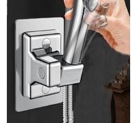 Shower Head Holder,Strong Adhesive Waterproof Handheld Shower Holder, Adjustable Shower Wand Holder Wall Mount Bracket for rv Shower Kids Shower Bathroom Shower,Never Rust,ABS Plastic