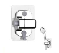 Shower Head Holder,Strong Handheld Shower Bracket,Powerful Hand Shower Bracket No Drilling, Wall Mount Bracket for Bathroom, ABS Plastic