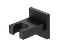 shower head holder suction bracket, Wall Mounted Solid Brass Square Shower Head Holder Bracket For Handheld Sprayer Multicolor(Black)