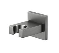 shower head holder suction bracket, Wall Mounted Solid Brass Square Shower Head Holder Bracket For Handheld Sprayer Multicolor(Brushed)